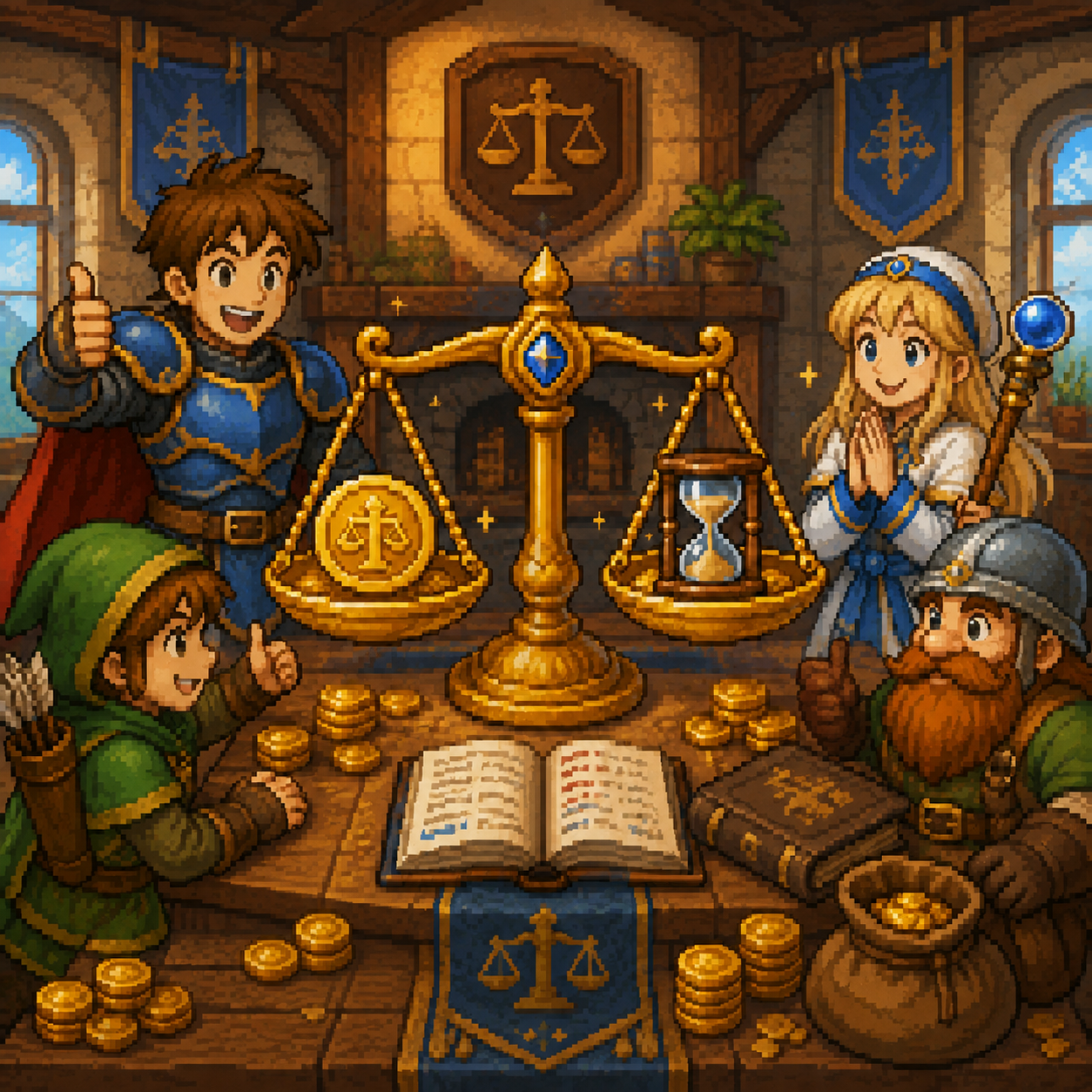 Steam時間単価診断のイラスト
